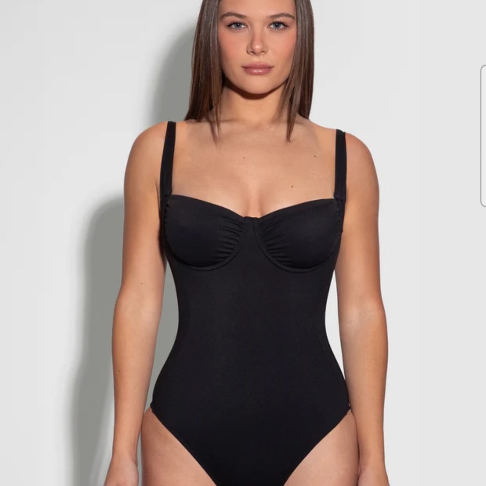 Black One-Piece Swimsuit
